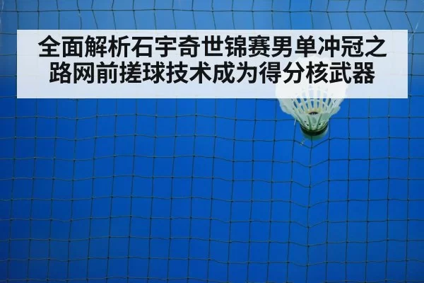 全面解析石宇奇世锦赛男单冲冠之路网前搓球技术成为得分核武器